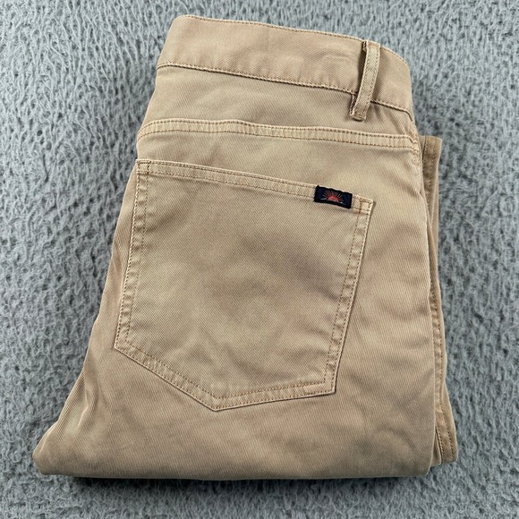 Faherty Men's 5 Pocket Pants Tan 31 Organic Cotton Stretch Casual Travel Work - Picture 1 of 14